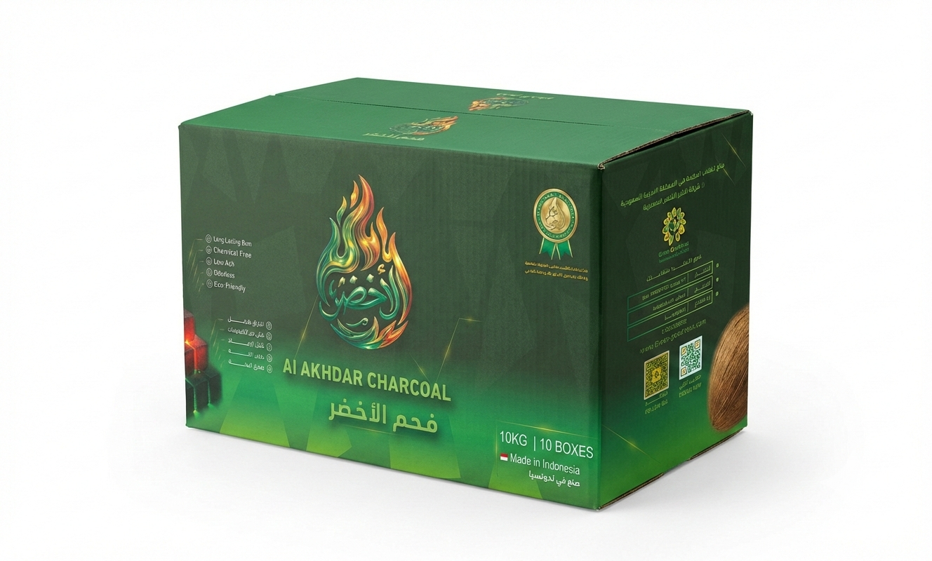 فحم الاخضر مكعبات