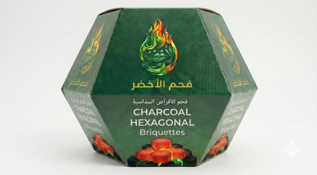 فحم الاخضر كتل