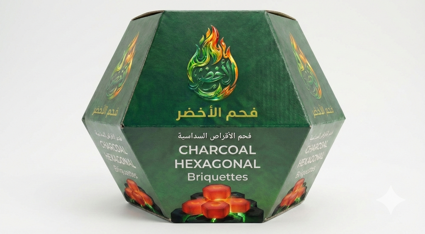 فحم الاخضر كتل